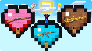 💙СЕРДЦЕ НУБА vs ПРО vs ДЕВУШКИ В МАЙНКРАФТ ШЕДИ ЛЕСКА И НУБИК ПРОТИВ MINECRAFT [upl. by Adym]