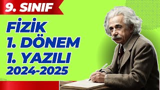 9 Sınıf Fizik 1 Dönem 1 Yazılı 20242025 [upl. by Malvia]