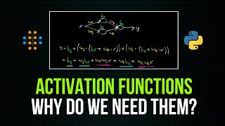 Why Do We Need Activation Functions in Neural Networks [upl. by Mountford]