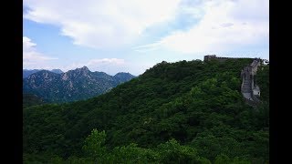 Travel Journal China  Beijing The Great Wall of China in 4k filmed with a drone [upl. by Nelda]