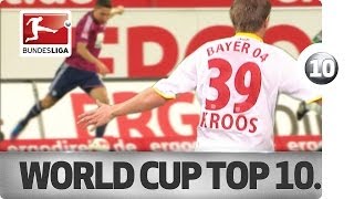 Top 10 Goals  World Cup Stars [upl. by Eggleston]