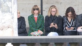 Carine Roitfeld Aymeline Valade Anna Wintour and more at Proenza Schouler Fashion Show [upl. by Rosenfeld]