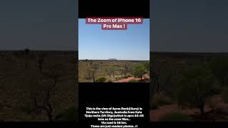 The Zoom of iPhone 16 Pro Max [upl. by Eimot]