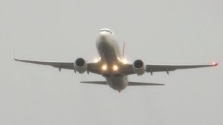 737 wing flex in crosswind [upl. by Armond412]