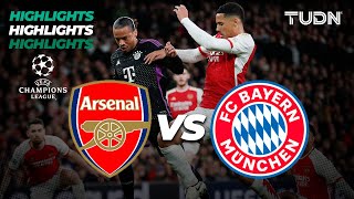 HIGHLIGHTS  Arsenal 22 Bayern  UEFA Champions League 202324  4tos  TUDN [upl. by Horacio]