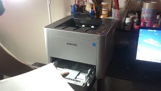 SetupInstallation of Samsung ProXpress Printer [upl. by Naryk]