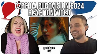 Czechia  Eurovision 2024 Reaction  Aiko  Pedestal  Eurovision Hub [upl. by Batish]