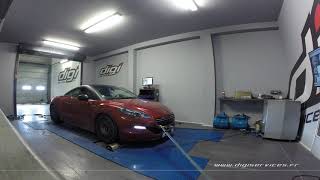 Peugeot RCZ R 16 THP 270cv Reprogrammation Moteur  291cv Digiservices Paris 77 Dyno [upl. by Keeler]