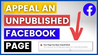 Facebook Page Unpublished How To Get It Back in 2024 [upl. by Louisa225]