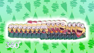 ‍🎄 MINIONS Christmas Song VR ‍🎄 [upl. by Lladnik]