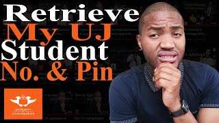 How to retrieve your student number amp pin at the University of Johannesburg UJ [upl. by Diarmit663]