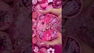 Pink ASMR SOAP★Crushing soap★Cutting soap cubes satisfying asmr4k oddlysatisfying crushingsoap [upl. by Einnov370]