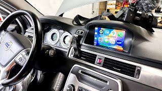 Volvo Carplay Installation for ALL older Volvos  XC70 V70 V60 S60 XC60 V40 S80 ✔ [upl. by Viccora257]