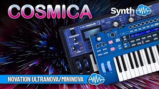 COSMICA SOUND BANK 70 presets  NOVATION MININOVA  ULTRANOVA [upl. by Hogg]