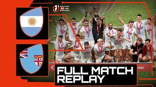 Cup Final MASTERCLASS from Argentina 🏆  Argentina v Fiji  HSBC London Sevens Rugby [upl. by Leiad]