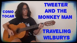 Traveling Wilburys  Tweeter And The Monkey Man com acordes e TABS  TutorialAula de Guitarra [upl. by Peder234]