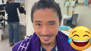 「正岡子規に似てる」37歳大河俳優の役者魂みせる〝自前頭〟に衝撃「すげえ」「坊主でより分かる格好良さよ……」 [upl. by Adnara]