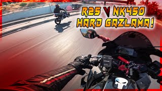 R25 V NK450 HARD GAZLAMA  SKYRIDE MOTOVLOG [upl. by Eastlake]