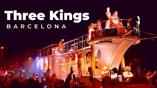 Cabalgata de Reyes Magos Barcelona 2023  Three Kings Parade in Spain Complete [upl. by Donough]