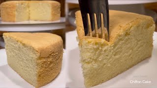 CHIFFON CAKE Basic recipe [upl. by Monte]