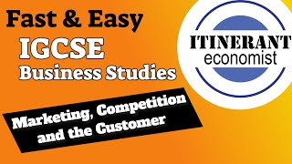 IGCSE Business studies 0450  31 – Marketing Competition and the Customer [upl. by Swope671]