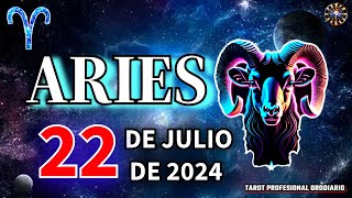 Horóscopo de hoy aries  22  de Julio de 2024 Amor Dinero Pasado presente y futuro Orodiario [upl. by Ahsienod790]