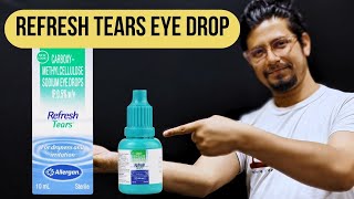 Refresh tears eye drop uses in hindi  Refresh tears side effects  Refresh tears eye drop review [upl. by Ahseym]