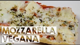 Mozzarella Vegana ¡derrite  Queso Vegano Fácil  ThinkinVegan [upl. by Ricki]