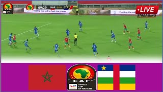 🟥Match en direct Maroc vs République centrafricaine  Éliminatoires de la CAN2024 [upl. by Anyala]