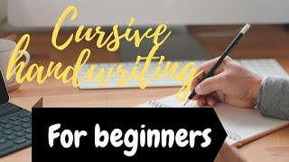 Cursive handwriting for beginners handwriting practice 3 amp 4 Letter words [upl. by Akirat]