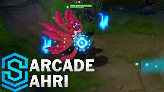 Arcade Ahri Skin Spotlight  League of Legends [upl. by Ehtyaf]