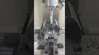 High Feed Cutting H13 Tool Steel on Leadwell V30i with WNT ToolingPokolm Trigaworx [upl. by Earehs]