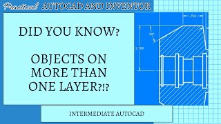 AutoCAD  Objects on More Than One Layer [upl. by Ilrahs]