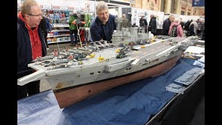 HMS Ark Royal 172 scale built by Dave Fortey [upl. by Annayoj299]