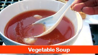 Healthy vegetable soup recipeIndian easy carrotcabbage mix veg soups recipeslet’s be foodie [upl. by Abroms]