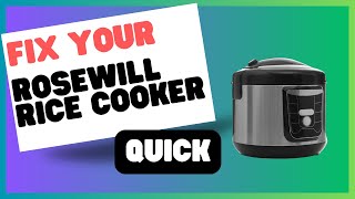 Rosewill Rice Cooker Error Codes Quick Fix Solutions [upl. by Anora]