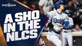 Shohei Ohtani SHOWS OUT in NLCS Game 4 Homer 3 walks and 4 runs scored  大谷翔平ハイライト [upl. by Neeron]