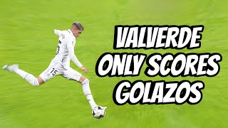 I found all of Fede Valverdes long shot attempts [upl. by Naihr619]