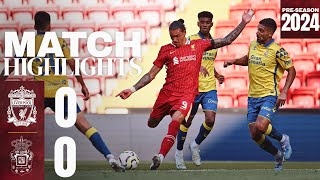 HIGHLIGHTS Liverpool 00 Las Palmas  PreSeason 2024 ends in Anfield draw [upl. by Nies]