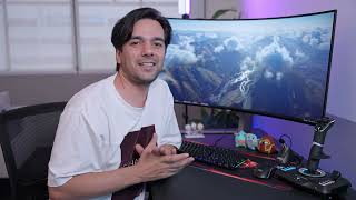 AOC AGON PRO OLED gaming 45 Inch AG456UCZD unbox by Rebels Squad Tech [upl. by Purvis]