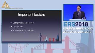 ERS London 2018 Who Needs Frontal Sinus Surgery Sean Carrie [upl. by Steffen281]