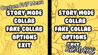 Custom FNF Menu Intro REMAKE [upl. by Anivel]