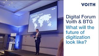 Digital Forum Promoted by Voith and BTG Discuss the Future of Digitization [upl. by Darbie]