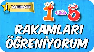 Rakamları Öğreniyorum 1  5 🔢 1Sınıf Matematik 2025 [upl. by Paola]