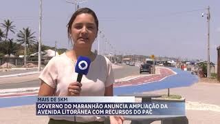 Projeto de prolongamento da Avenida Litorânea é realizado em São Luís [upl. by Elnar]