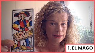 Carta 1 EL MAGO en TAROT  Significado y Combinaciones 🔮 CURSO TAROT ONLINE [upl. by Lipps]