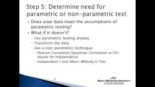 How to Use SPSS Choosing the Appropriate Statistical Test [upl. by Esereht]