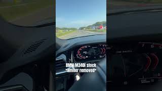 BMW M340i is STOCK but without LIMITER [upl. by Casmey]