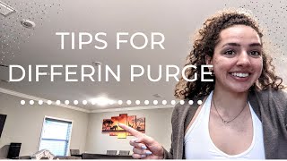 BEST TIPS FOR DIFFERIN PURGE 2020  Differin Tretinoin Retinol Purge [upl. by Ellersick]