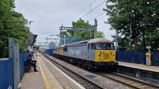 Freight trains at Reading West 21st May 2024 [upl. by Ennovihs]